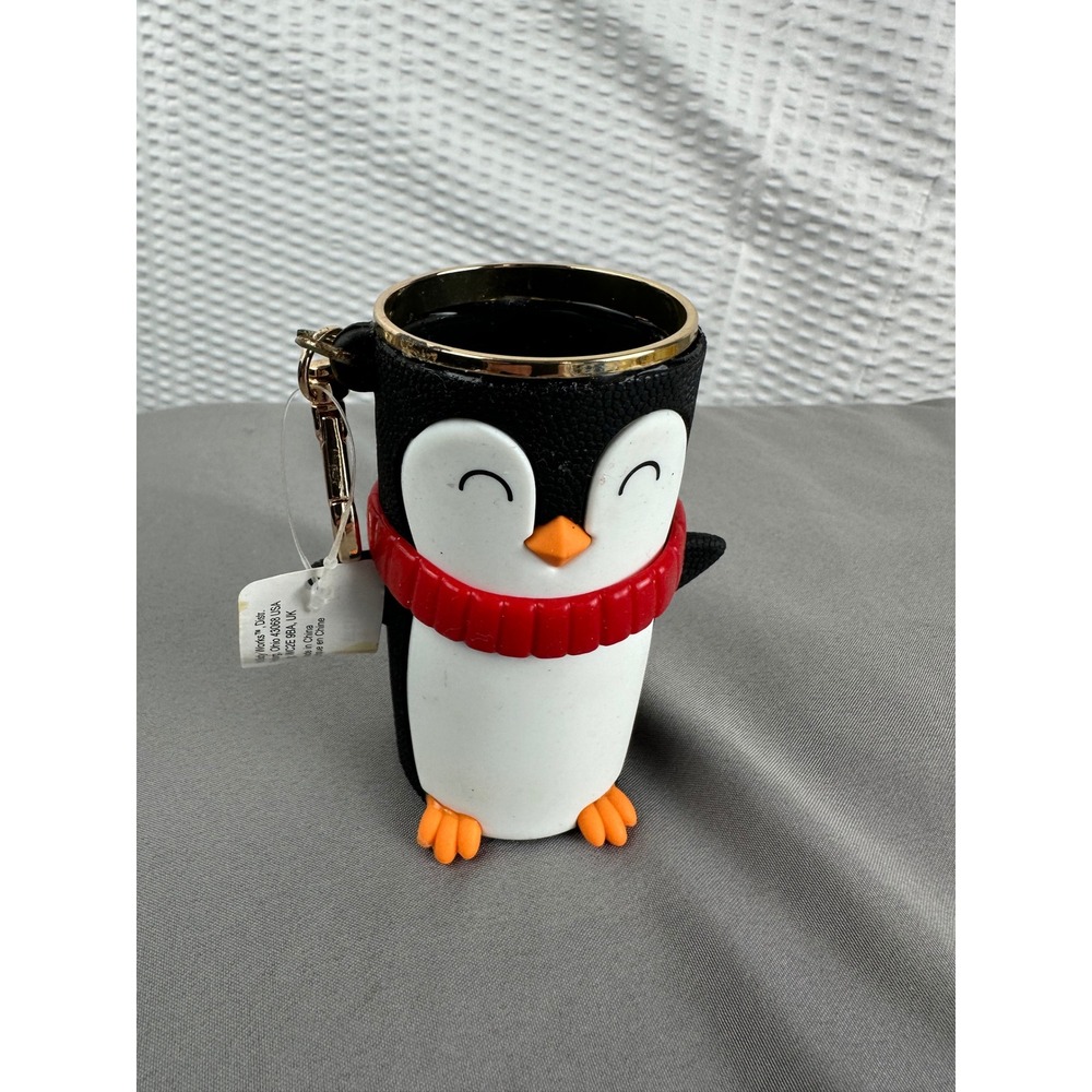 NEW Cheerful Penguin Spray Sanitizer Holder Bath & Body Worksβ